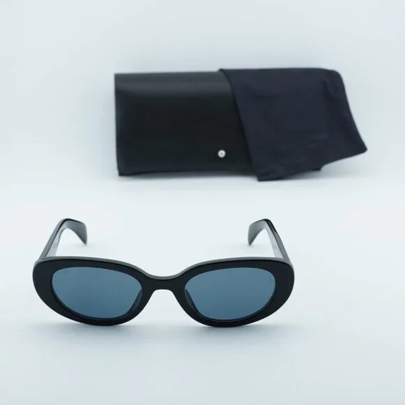 Rag & Bone RNB1061/S 0807 IR Cat Eye Sunglasses - Black/Grey display picture 2